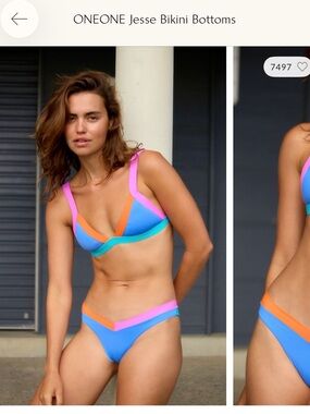 ONEONE Jesse bottoms full in Bondi color wave See pics NWT